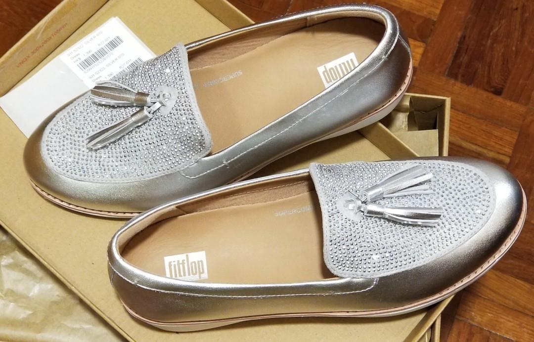 Petrina crystalled outlet loafers