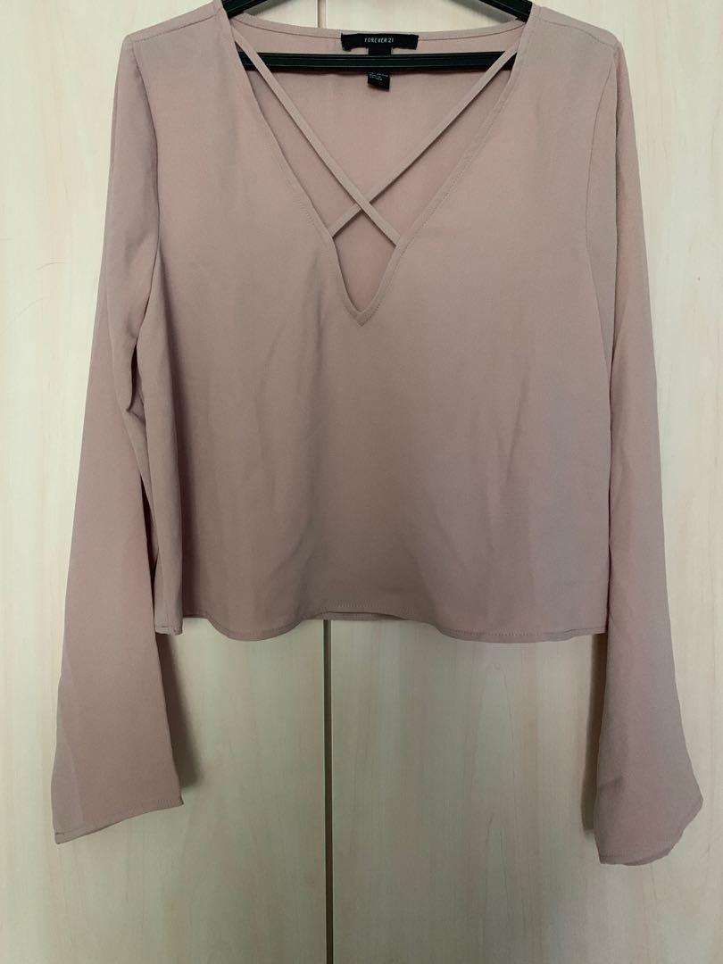 pink blouse forever 21