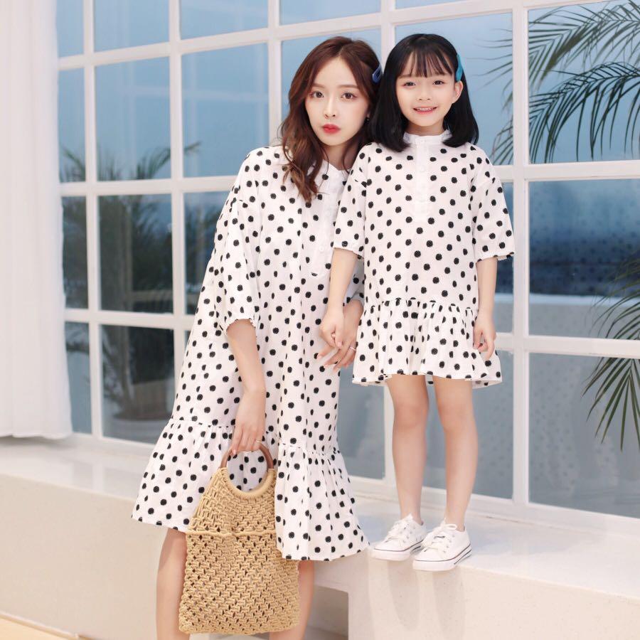 Childrens polka dot dresses top