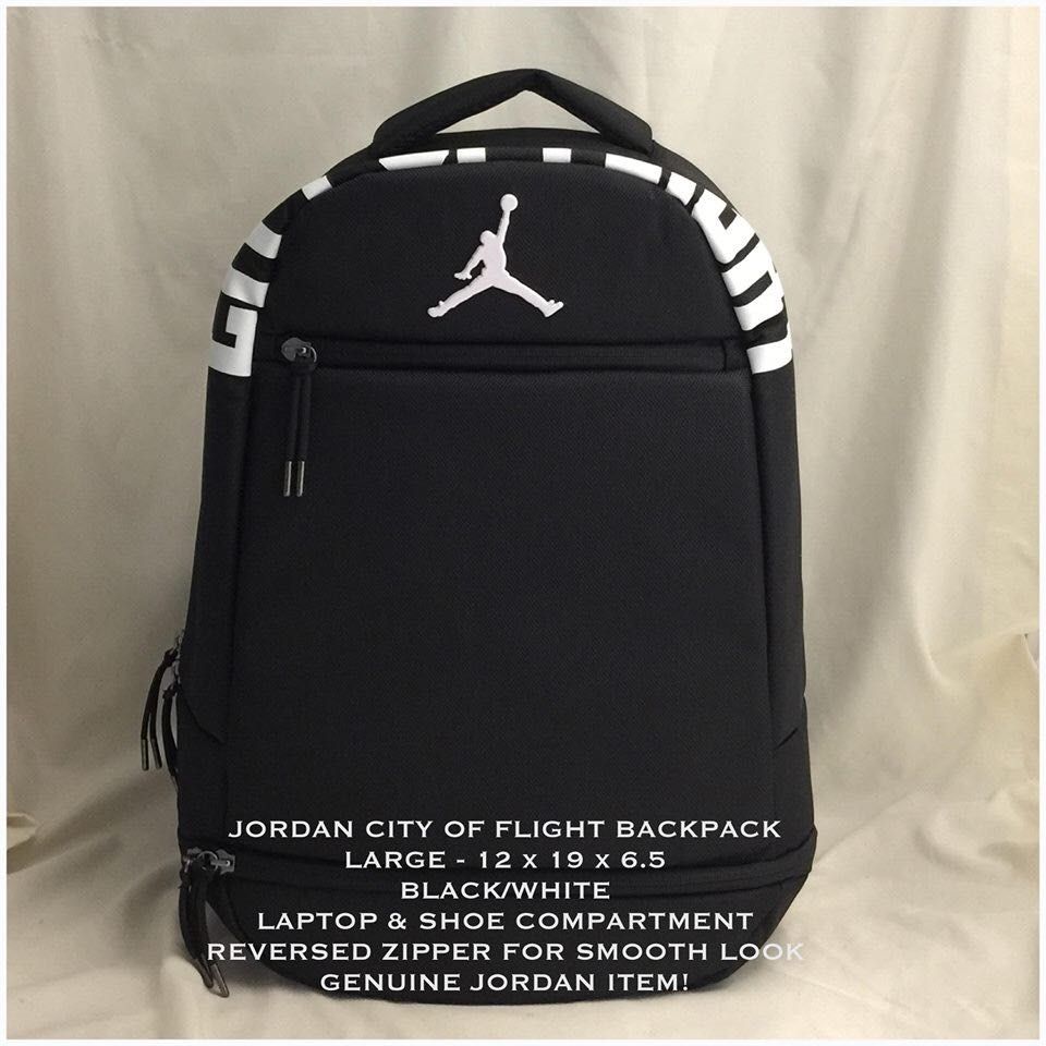 GENUINE JORDAN CITY OF FLIGHT BACKPACK Men s Fashion Bags