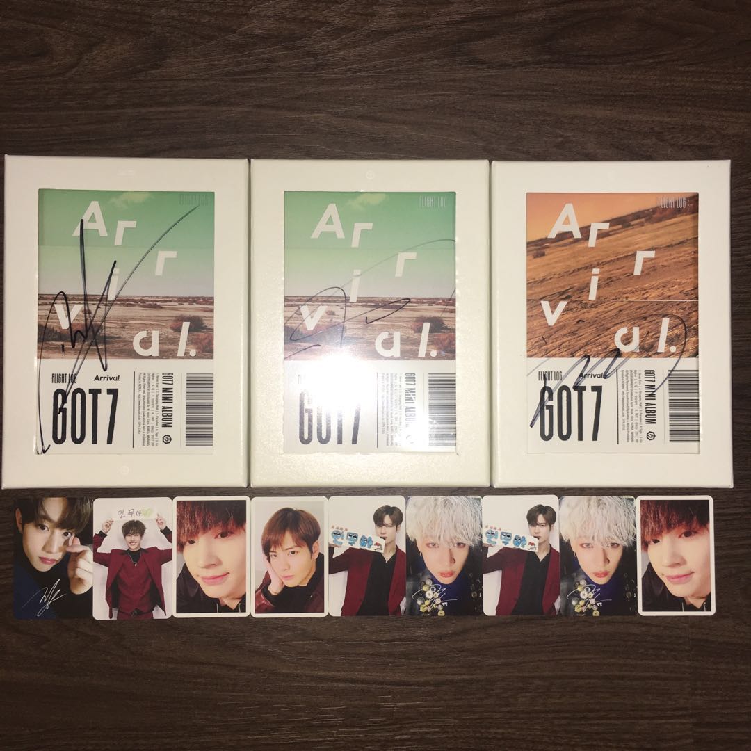 Got7 Flight Log Departure Album Blue Signed By Jb Authentic Mwave Serenity Other Orig Music Autographs Music Entertainment Memorabilia Autographs Original
