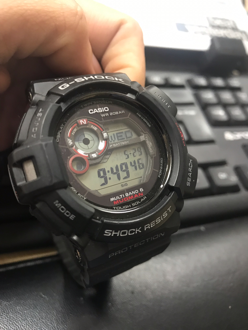 G-shock Mudman 9300 carbon fiber, Men's 