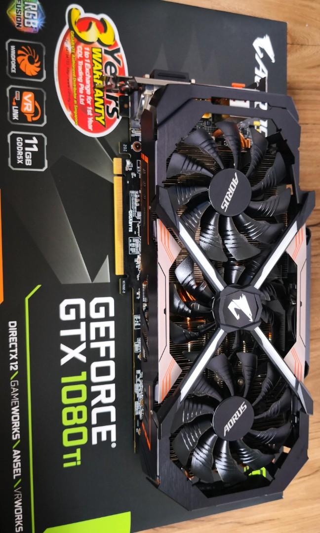GTX AORUS 1080TI, Computers & Tech, Parts & Accessories, Computer Parts ...
