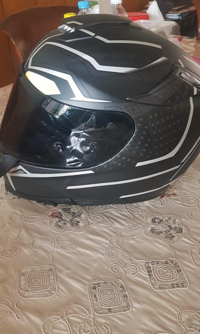 Hjc rpha 70 st black panther helmet best sale