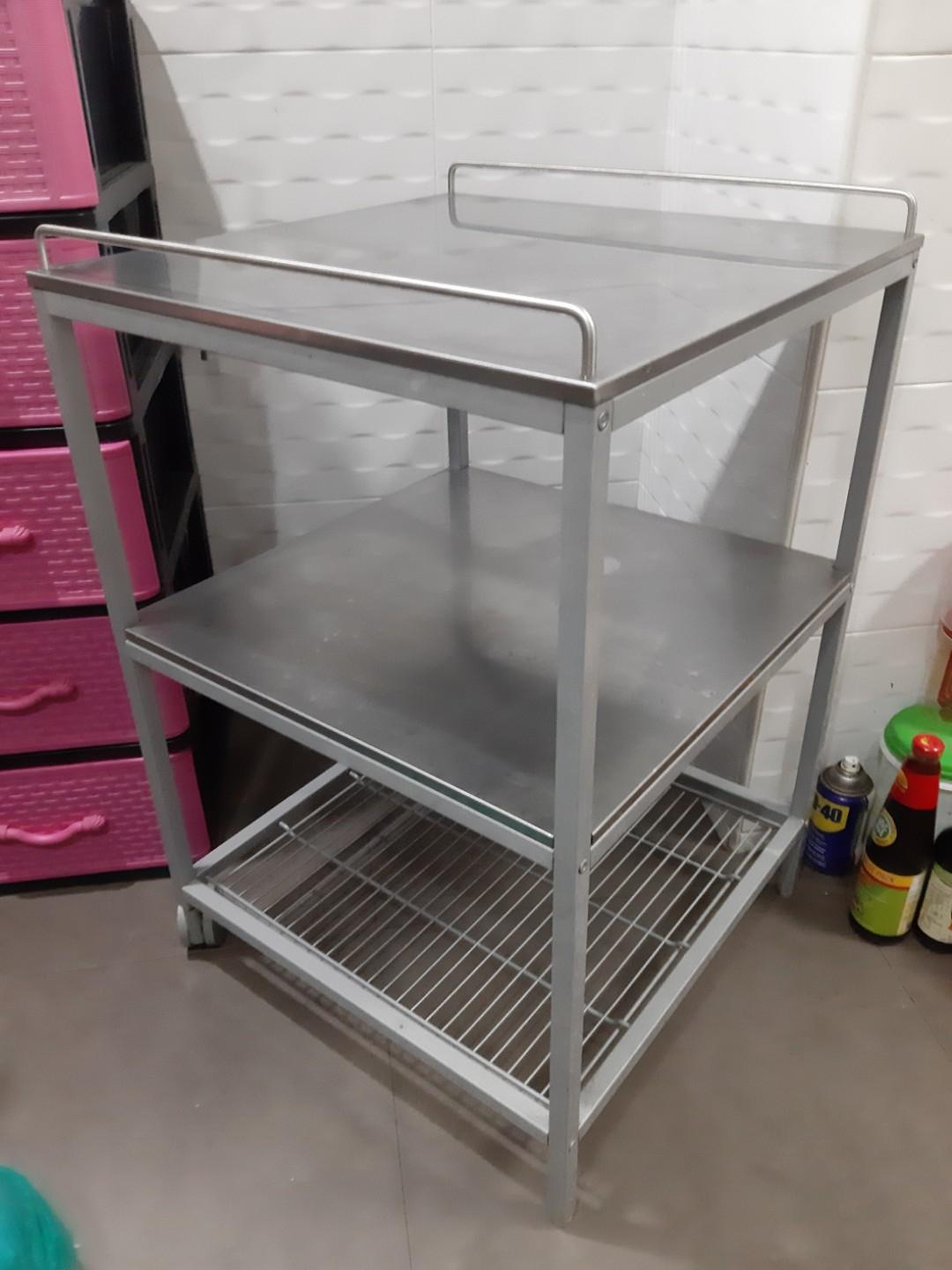 Ikea Stainless Steel Kitchen Trolley Kitchen Appliances On Carousell