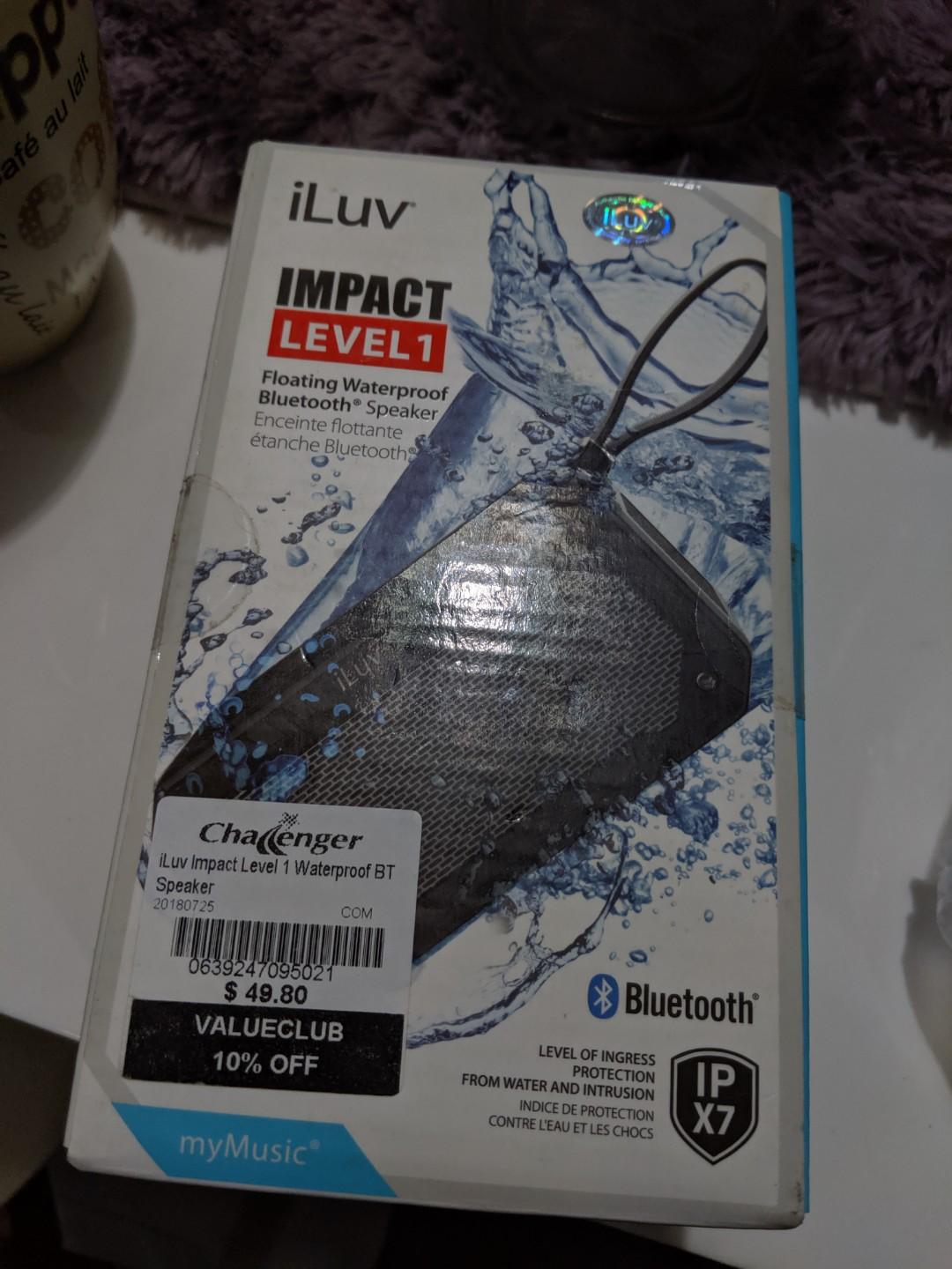 iluv impact waterproof speaker