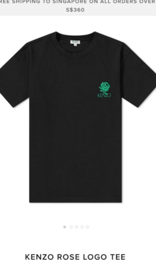 tee shirt kenzo rose