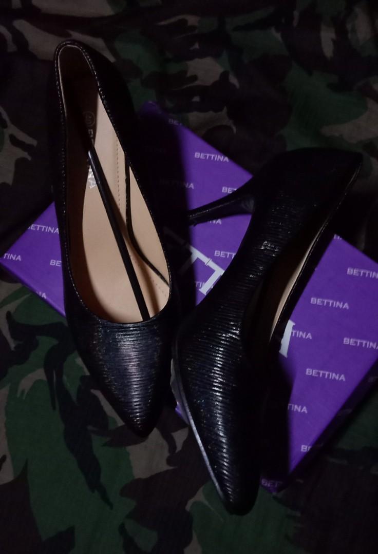 Ladies High Heels Hitam Bettina Women S Fashion Women S Shoes On