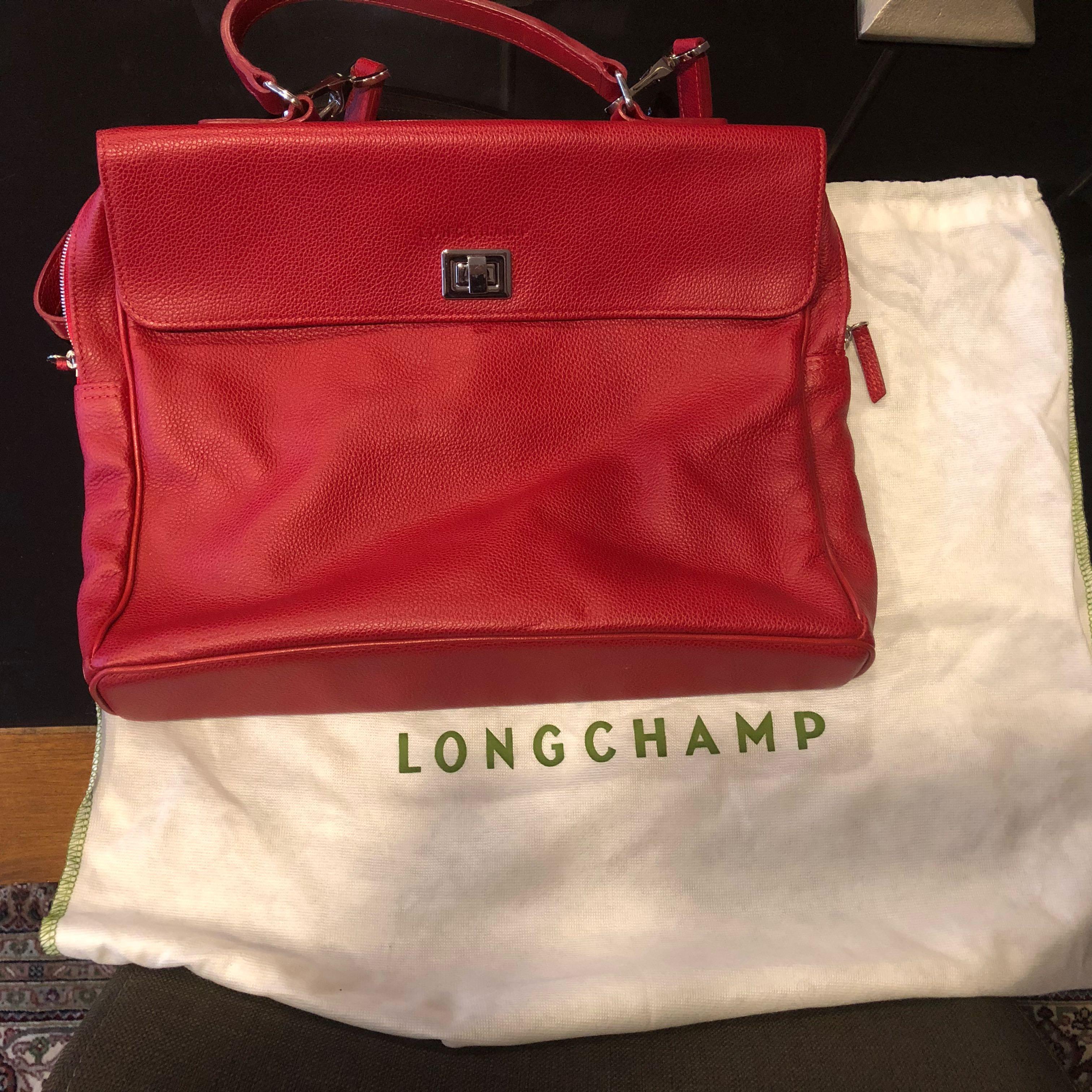 Longchamp laptop bag / briefcase, Women's Fashion, Bags & Wallets, Tote Bags on Carousell