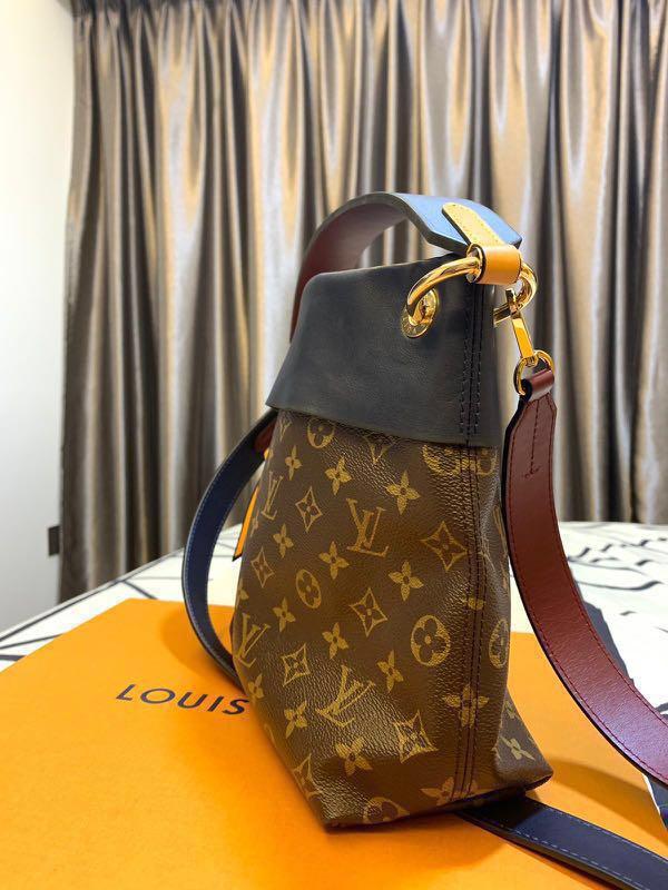 Louis Vuitton LV Tuileries Besace Shoulder Bag with Long strap in  contrasting red and caramel Color , Luxury, Bags & Wallets on Carousell