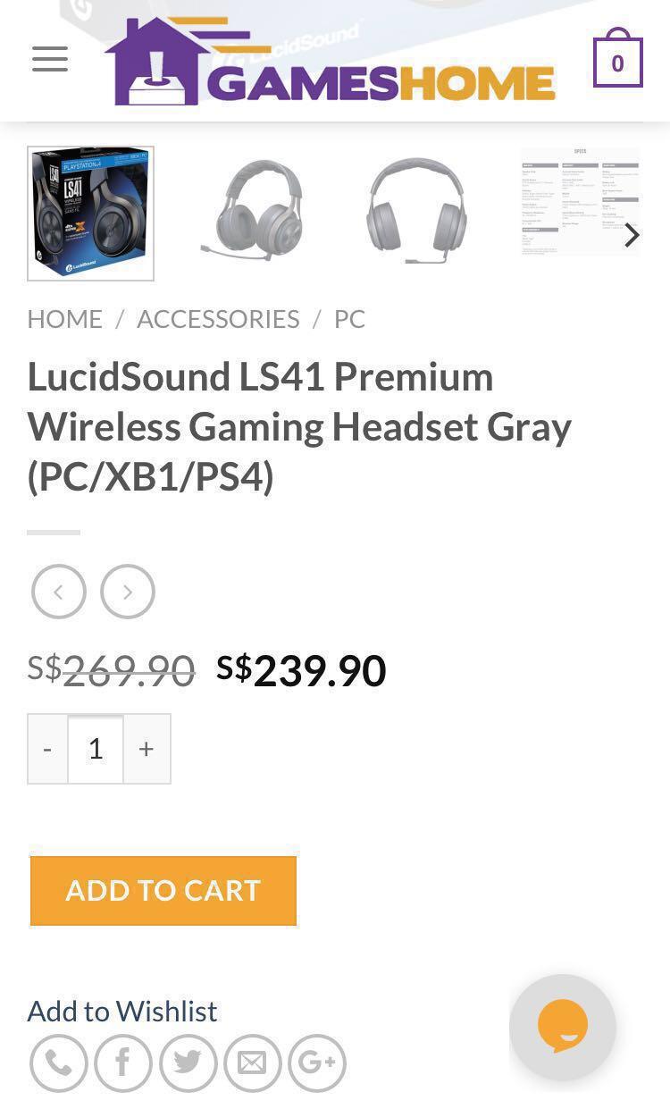 Lucidsound ls41 outlet ps4