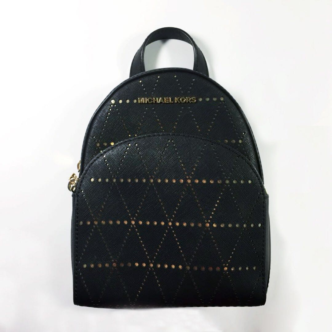 michael kors leather backpack purse