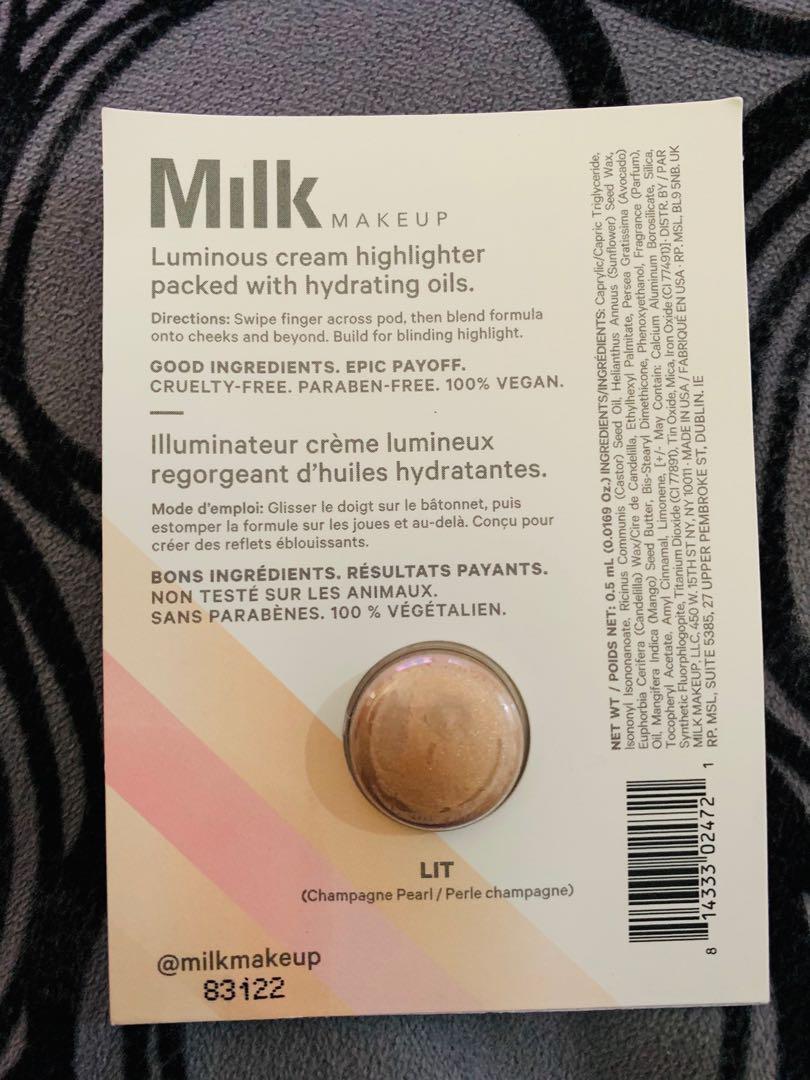 milk cream highlighter