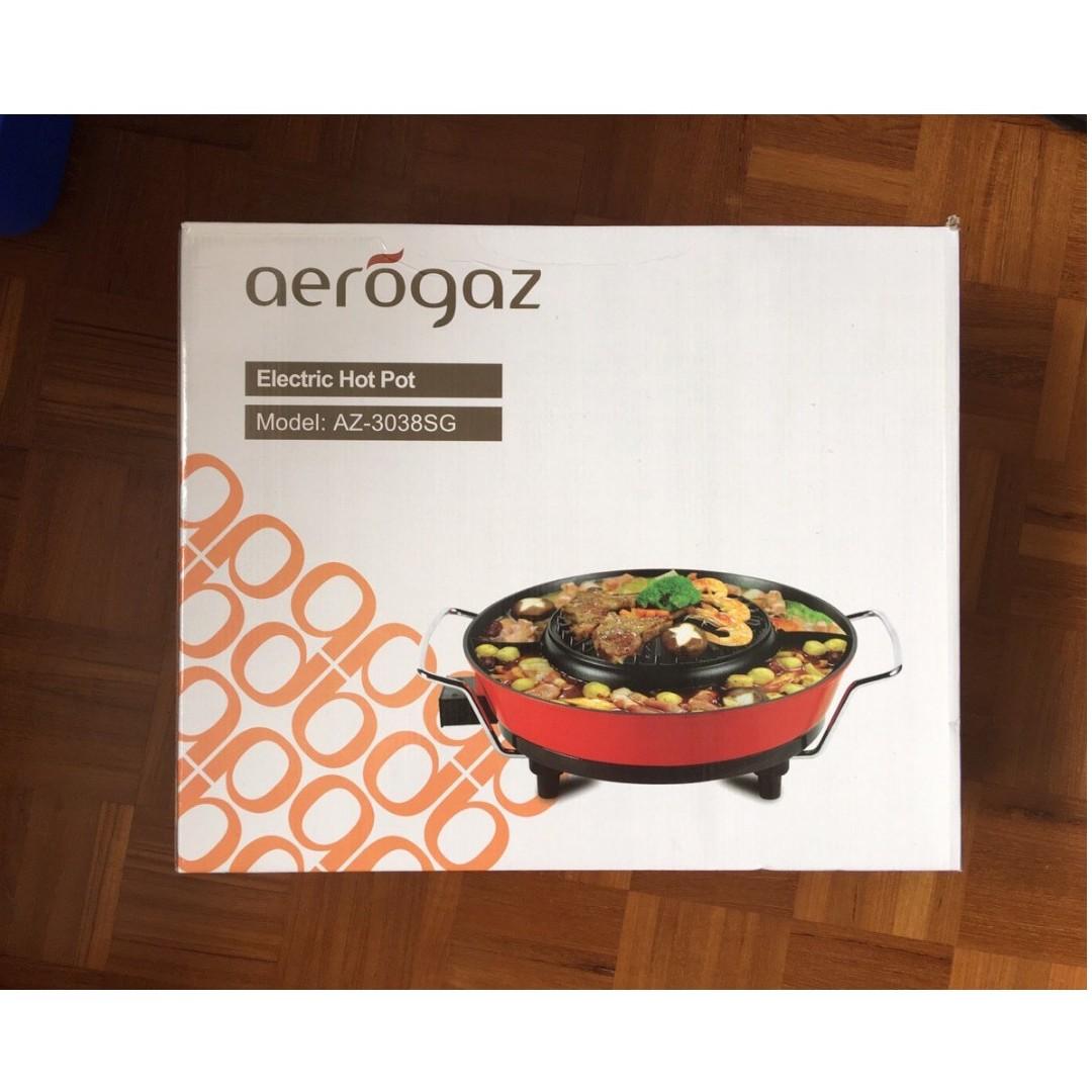 Mookata Electric Hot Pot Steam Boat Aerogaz Home Appliances