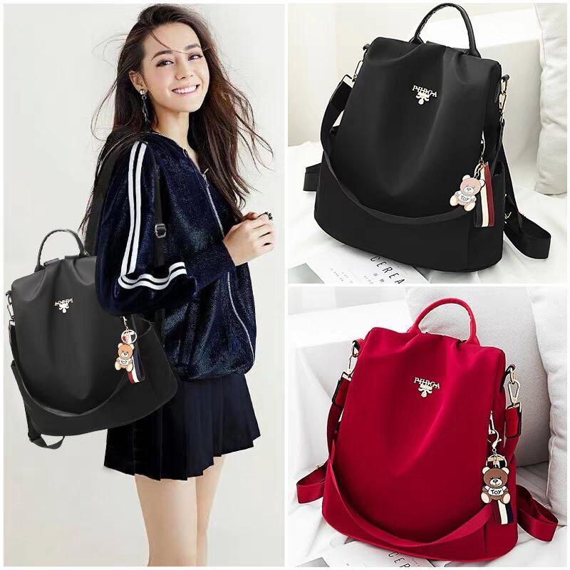 Multi functional anti theft backpack for women 2019 new Korean version all purpose single shoulder dual use Oxford waterproof travel backpack Women s Fashion Bags Wallets Cross body Bags on Carousell