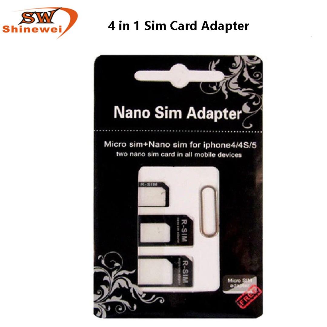 New 3 In 1 Sim Card Adapter Set Mobile Phones Tablets Mobile