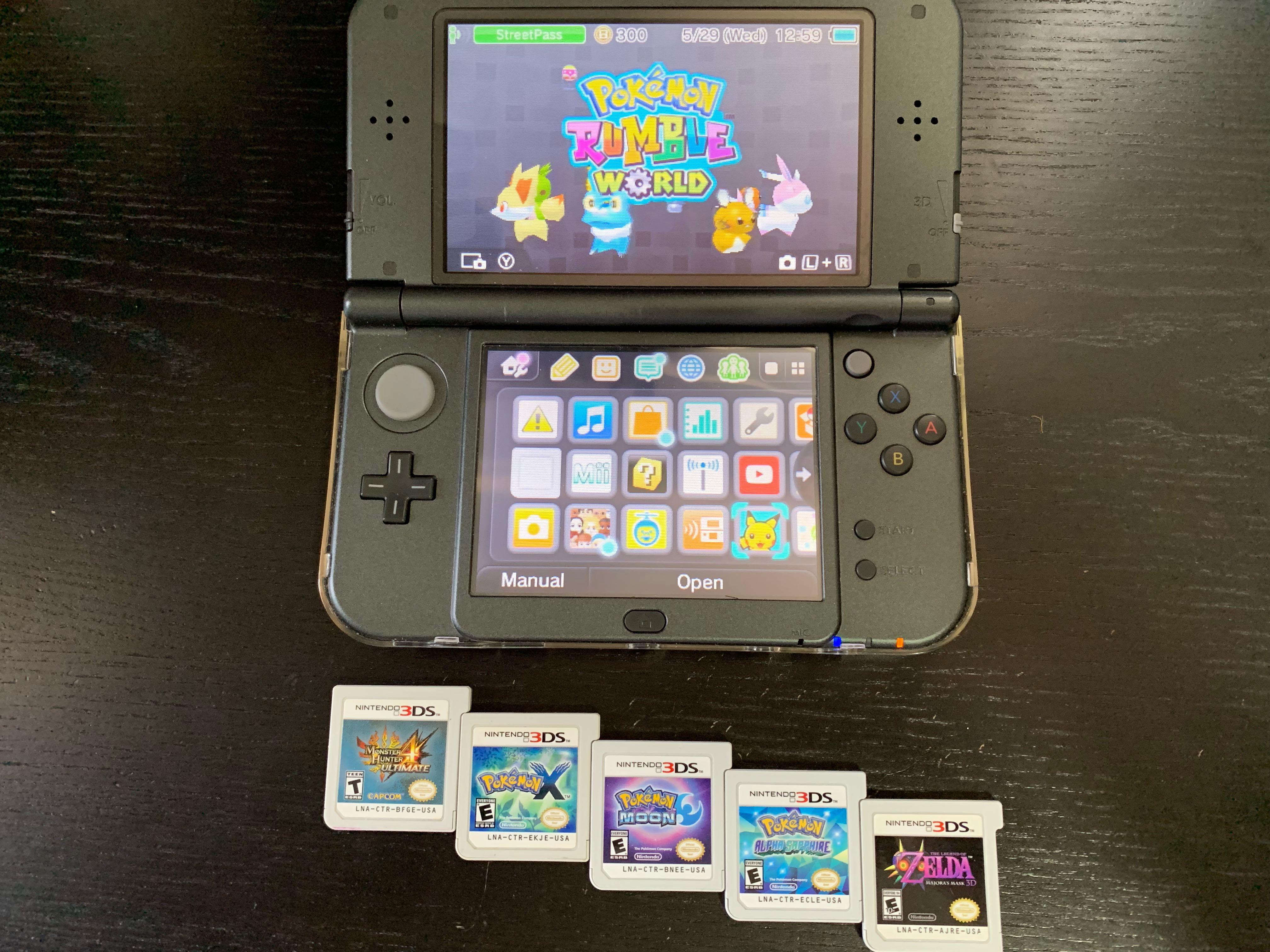 NEW NINTENDO 3DS XL WITH GAMES Video Gaming Video Game Consoles NEW NINTENDO 3DS XL WITH GAMES Video Gaming Video Game Consoles