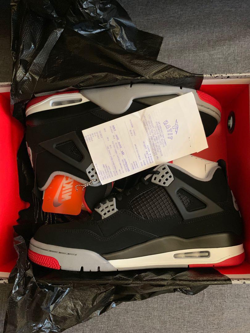 bred 4 size 9