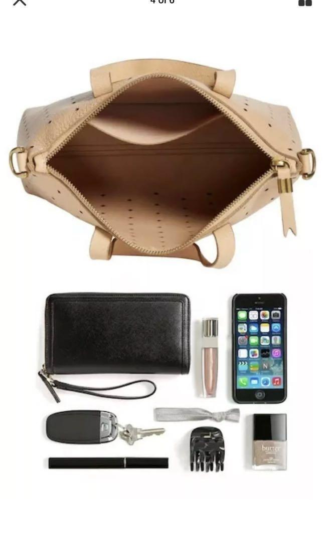 Madewell mini transport best sale perforated