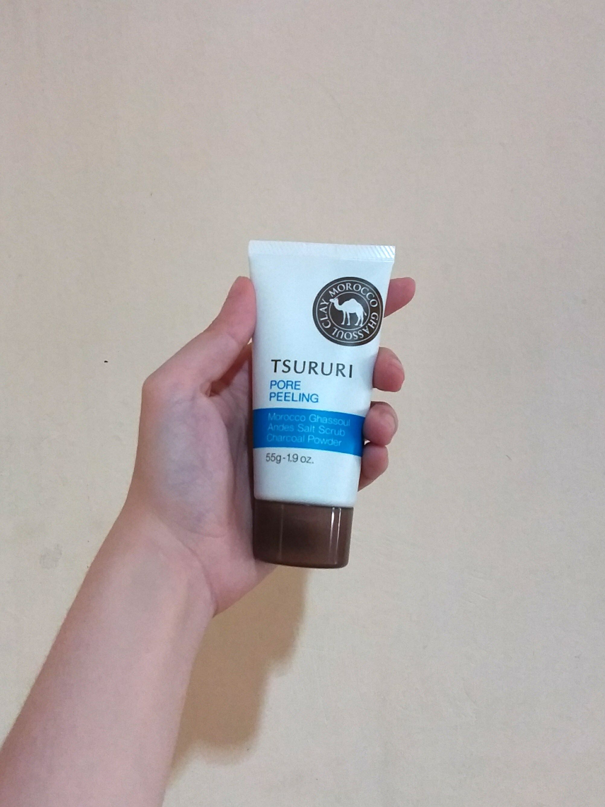ORI Tsururi Morocco Ghassoul Clay Pore Peeling, Kesehatan & Kecantikan ...
