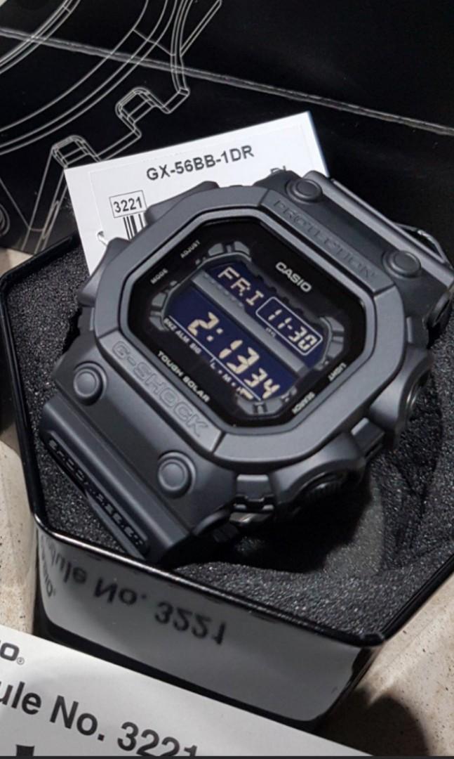 G shock matte black sale series