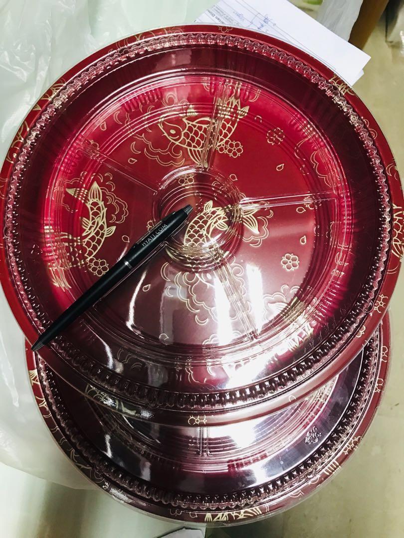 round sushi tray