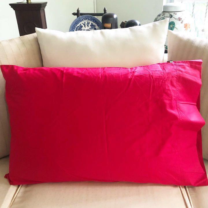 Pair Red Tommy Hilfiger Pillowcases On Carousell