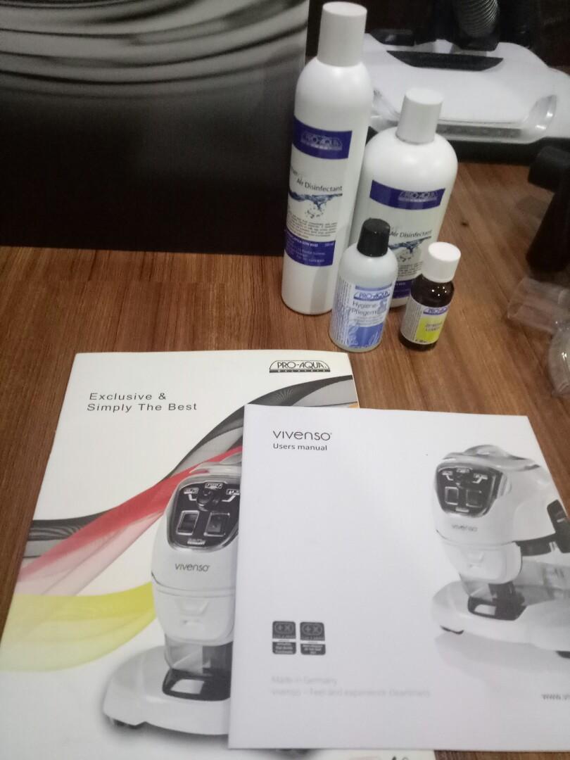 Proaqua Vivenso Water Based Vacuum, Furniture & Home Living, Home