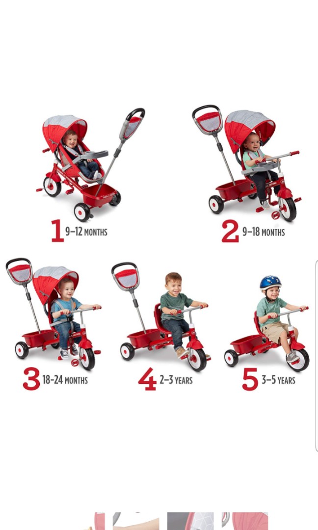 radio flyer bike stroller