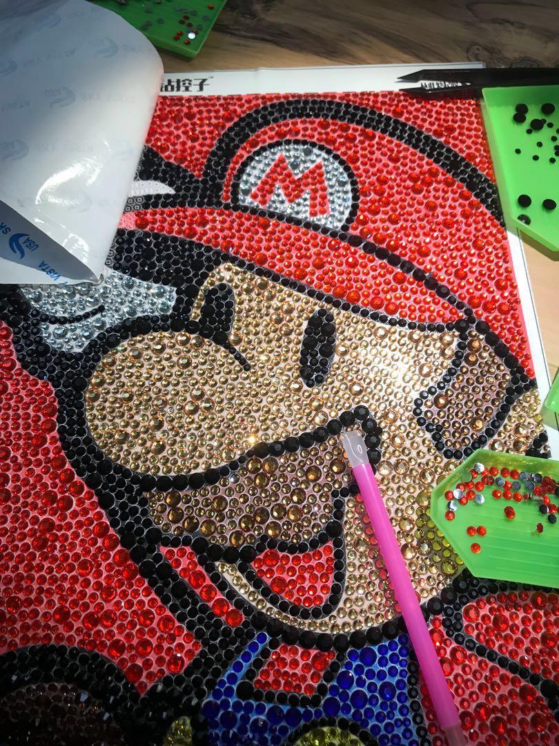 Ready made diamond art painting - Paper Mario, Hobbies & Toys, Stationery &  Craft, Art & Prints on Carousell