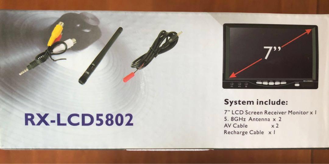 その他 RX-LCD5802LCD Screen Receiver Monitor RX-LCD5802 5.8GHz Dual Diversity LCD screen Receiver Monitor