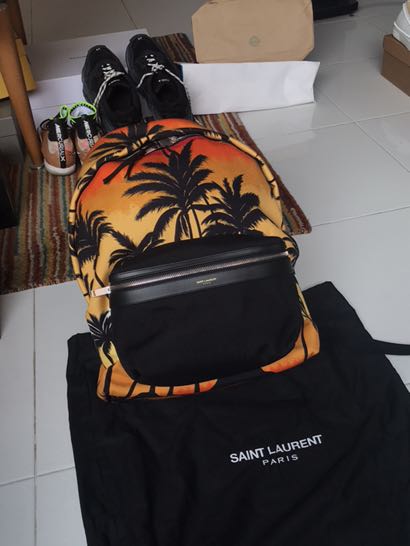 Saint laurent clearance palm tree bag