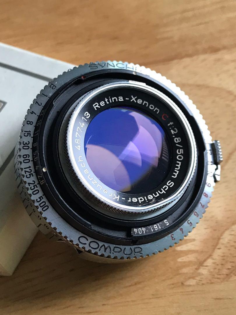 Objectif Schneider Xenon 50mm F/2 - Monture Arrière - Circa 1952 - Occasion