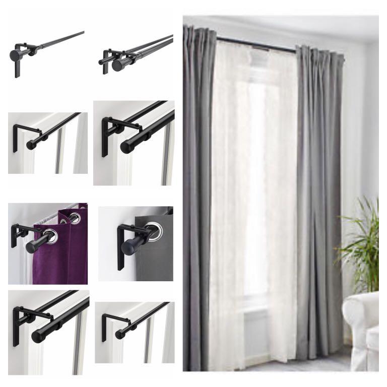 Single Vs Double Shower Curtain Rod The Best Image Of Curtain