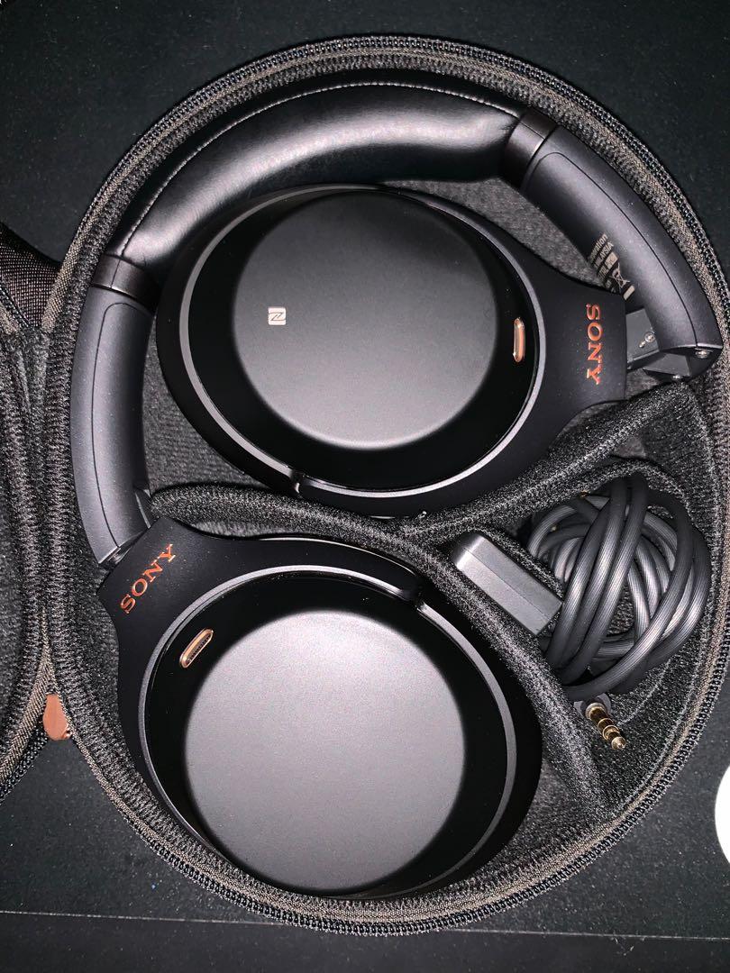Sony WH 1000XM3 with Dekoni choice suede ear pads Audio Headphones Headsets on Carousell