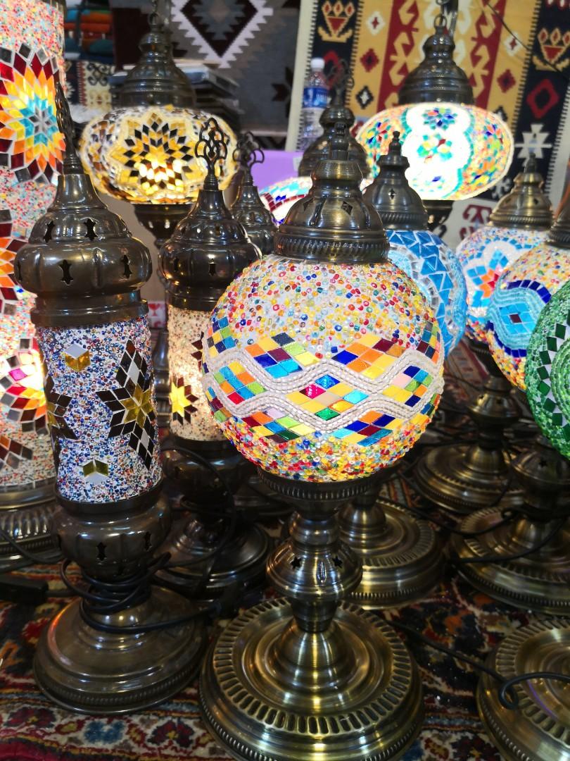 Turkish Mosaic Table Lamp Raya Sale Furniture Home Decor
