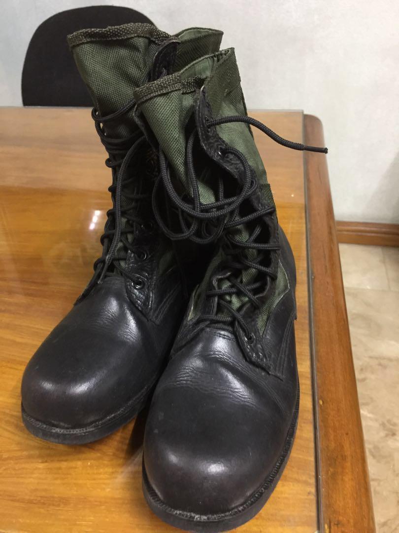 Unisex ROTC Combat Boots, Men's Fashion 