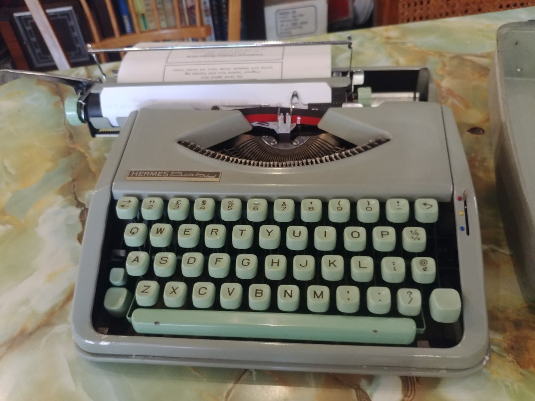 Vintage Hermes Baby Typewriter made in Switzerland, Hobbies & Toys