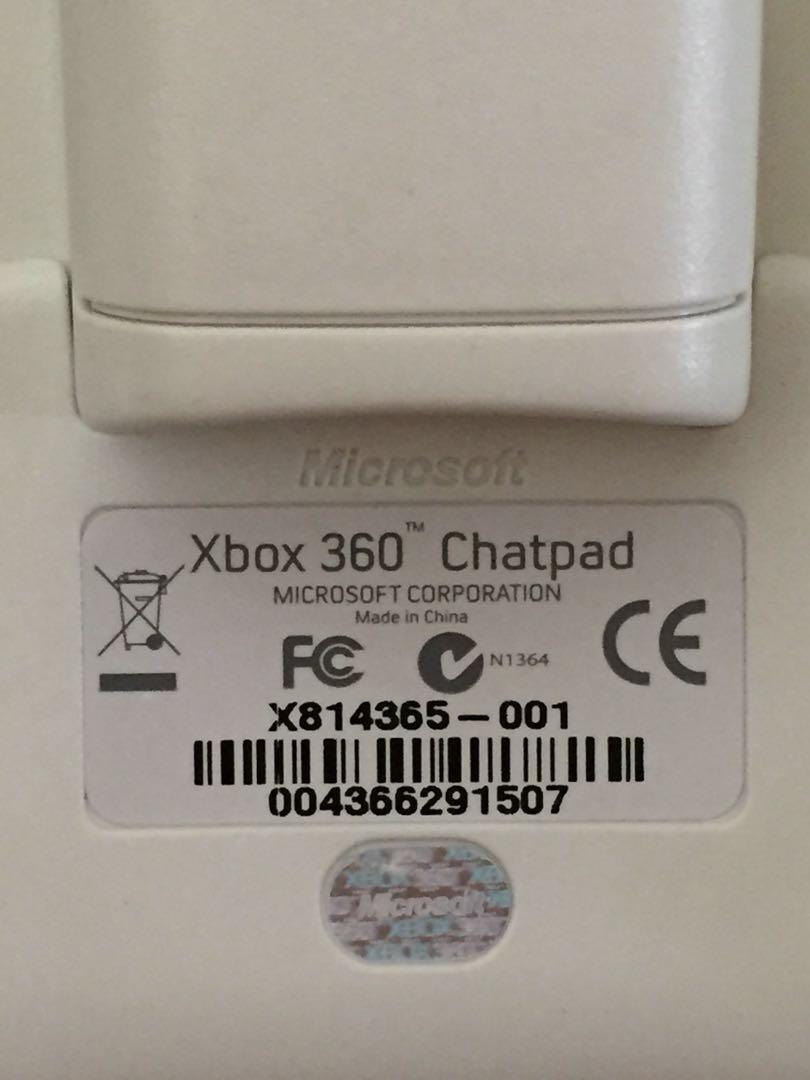 Xbox 360 Chatpad, Video Gaming, Gaming Accessories, Controllers on