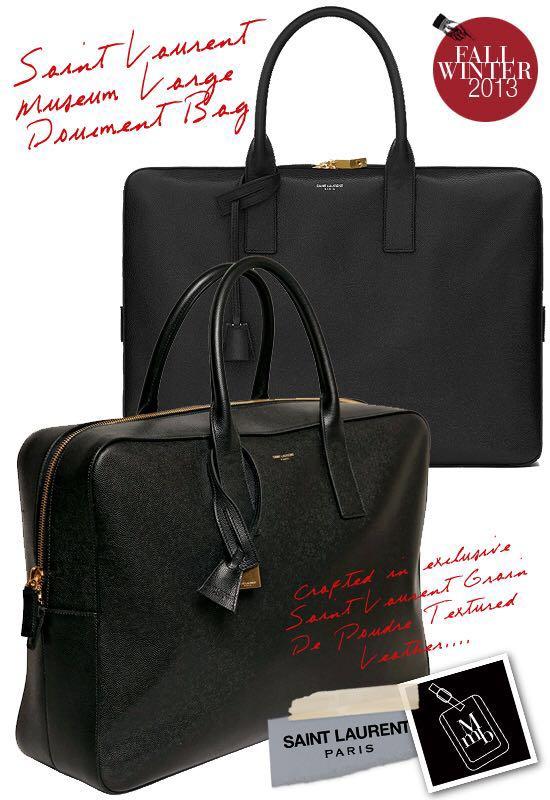 saint laurent museum briefcase