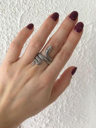 Silver Snake Ring
