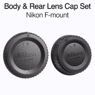 Nikon Body & Rear Lens Cap Set