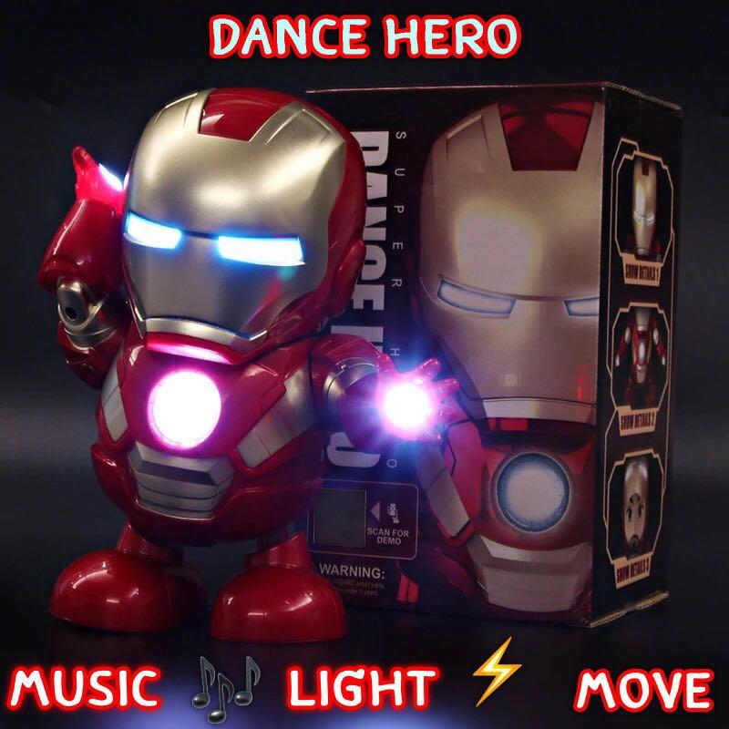 iron man dancing robot