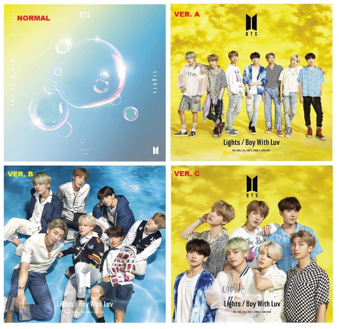 ???????? [PREORDER] #BTS Lights Boy With Luv ALBUM (JAPAN VERSION), Hobbies   Toys, Collectibles  Memorabilia, K-Wave on Carousell