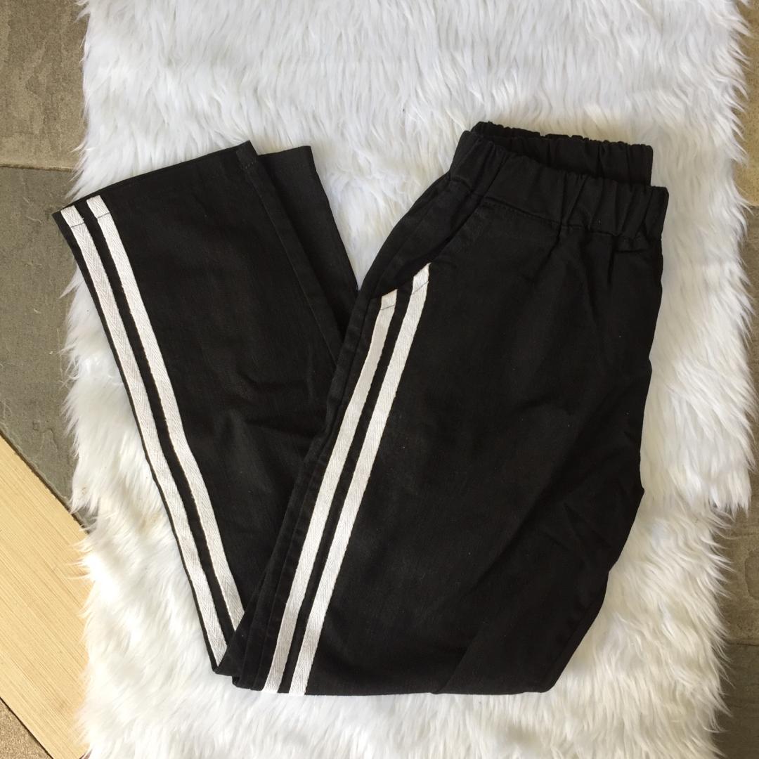 Adidas Inspired Two Stripes Track Pants 