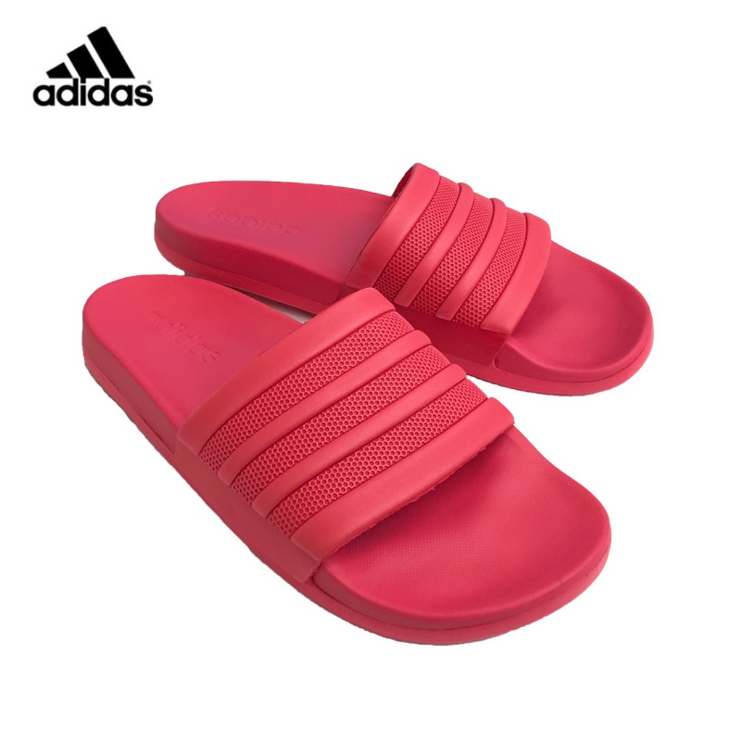 Adidas cloudfoam slides pink outlet
