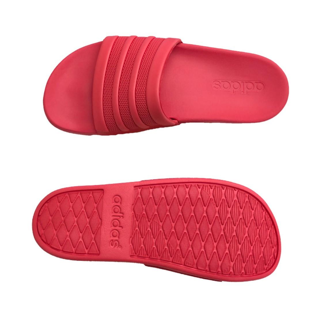 Adilette cloudfoam plus hot sale mono slides pink