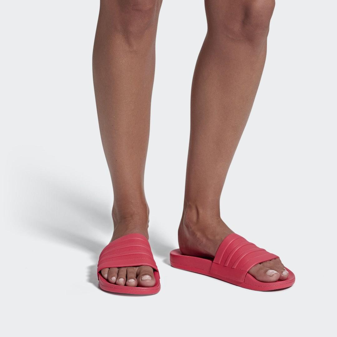 Adidas women's adilette cloudfoam plus mono slides store