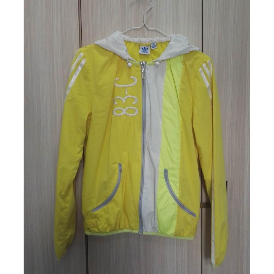 adidas yellow jacket women's
