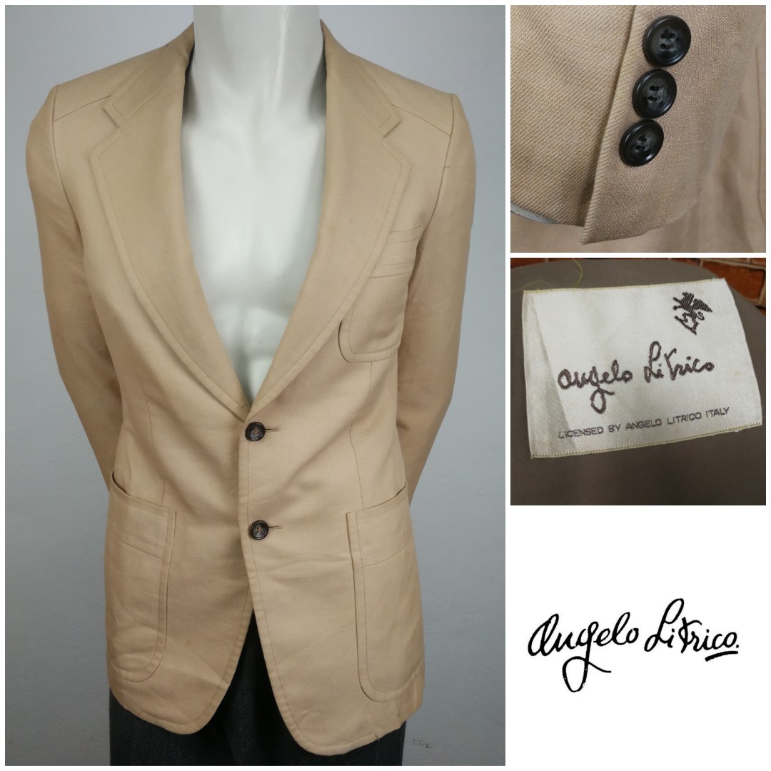 S ANGELO LITRICO ITALY Sports Jacket Blazer Men s Fashion Coats